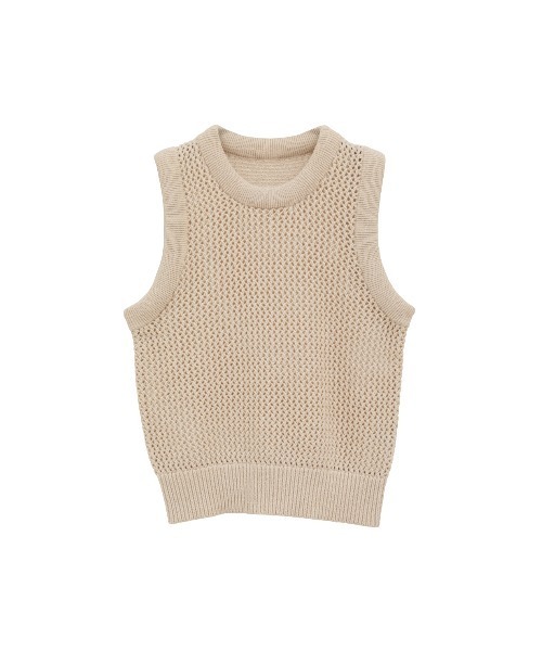 CLANE（クラネ） 3D RIB MESH KNIT TOPS レディース : ZOZOTOWN Yahoo