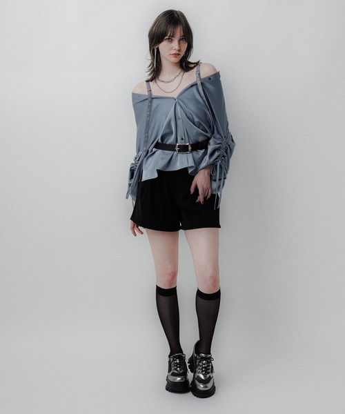 HARE（ハレ） ブラウス シャツ 2WAYイソザイオフショルシャツ(HARE