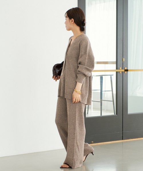 plage（プラージュ） ニットカーディガン - グレー レディース