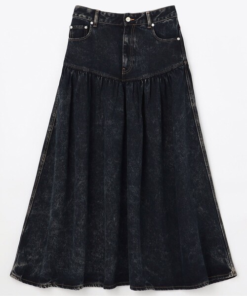 GANNI（ガニー） デニムスカート Light Denim Long Skirt / J1759