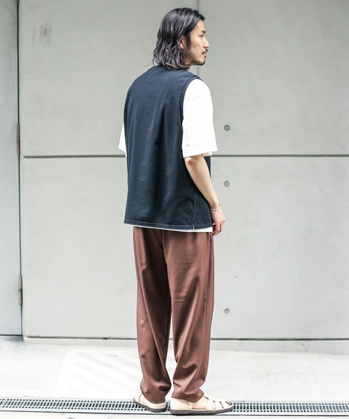 「URBAN RESEARCH Sonny Label」 ノースリーブトップス MEDIUM オフホワイト メンズ