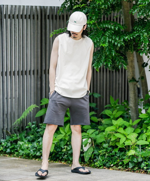 「URBAN RESEARCH Sonny Label」 ノースリーブトップス MEDIUM オフホワイト メンズ