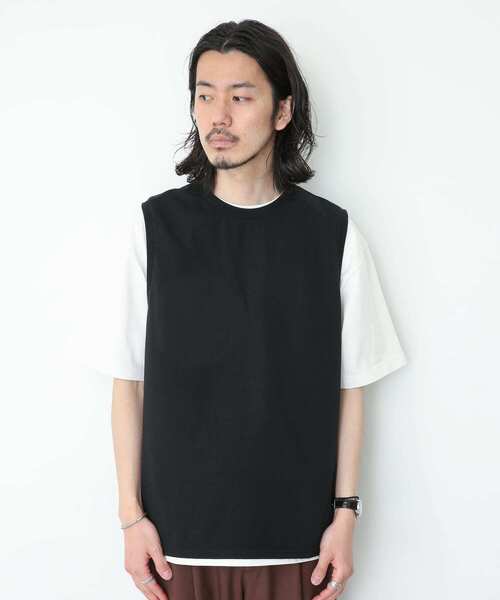 「URBAN RESEARCH Sonny Label」 ノースリーブトップス MEDIUM オフホワイト メンズ