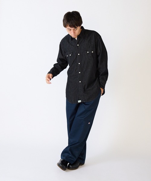 orSlow シャツ orSlow/オアスロウ BLACK DENIM WESTERN SHIRT
