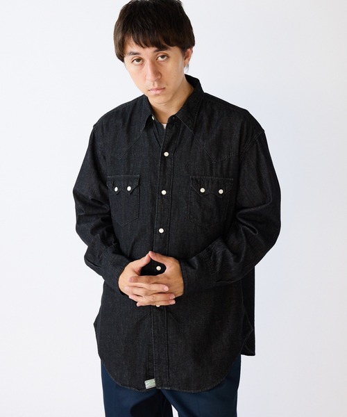 orSlow　 SHIRT　オアスロウ　シャツ　別注 orSlow/オアスロウ ショートスリーブ シャンブレー ワークシャツ