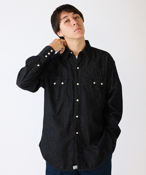 orSlow（オアスロウ） シャツ BLACK DENIM WESTERN SHIRT シャツ