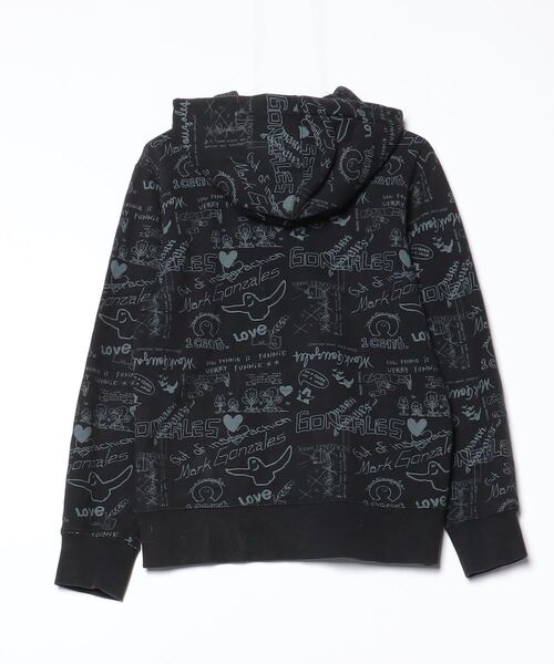「Mark Gonzales」 ジップアップパーカー L ブラック レディース