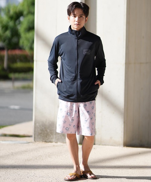 「BILLABONG」 ジャージブルゾン M ネイビー メンズ_画像7