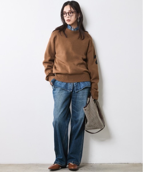 CHIC STYLE（シックスタイル） ブラウス シャツ ソフトデニムシャツ