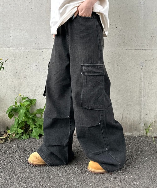 [sedacle] обработка Denim брюки LARGE черный мужской 