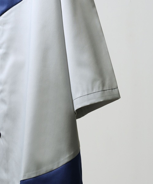 「Nilway」 半袖シャツ MEDIUM グリーン メンズ_画像3