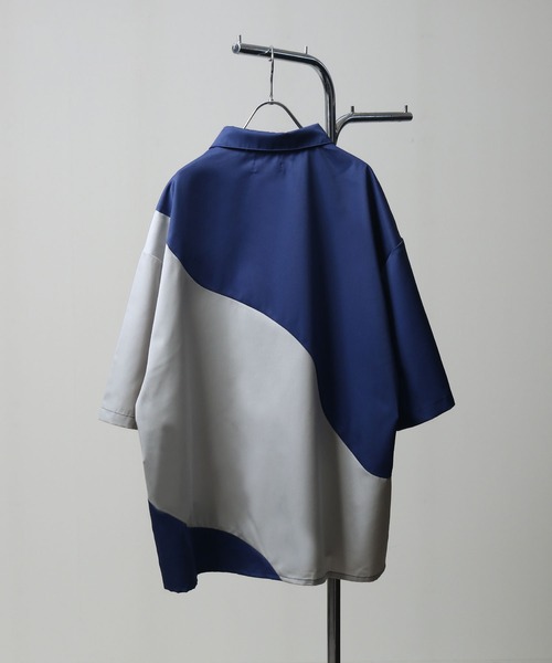 「Nilway」 半袖シャツ MEDIUM グリーン メンズ_画像6