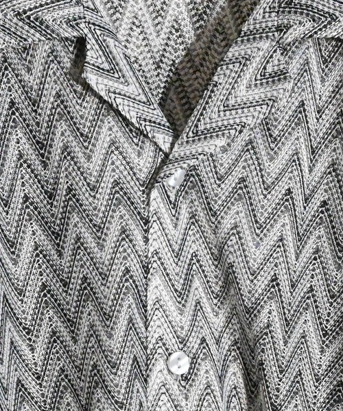 「Anytime Songs」 半袖シャツ MEDIUM ブラウン メンズ_画像2