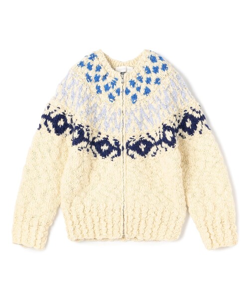 GALERIE VIE（ギャルリー ヴィー） カーディガン HAND YOKE ジップ