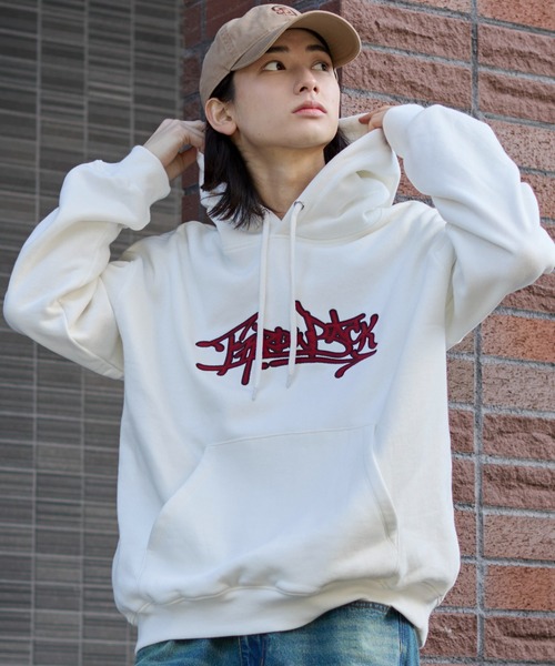 WEGO（ウィゴー） パーカー 裏起毛 WEGO/グラフィックロゴプルパーカー