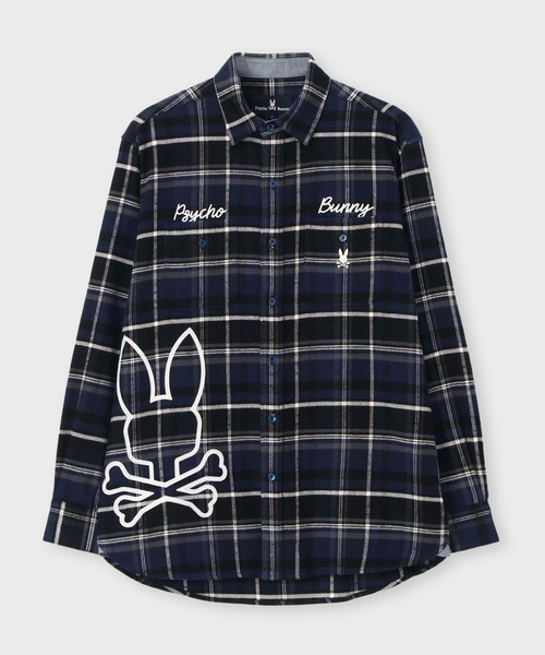 Psycho Bunny（サイコバニー） シャツ ヴィンテージチェーンステッチ