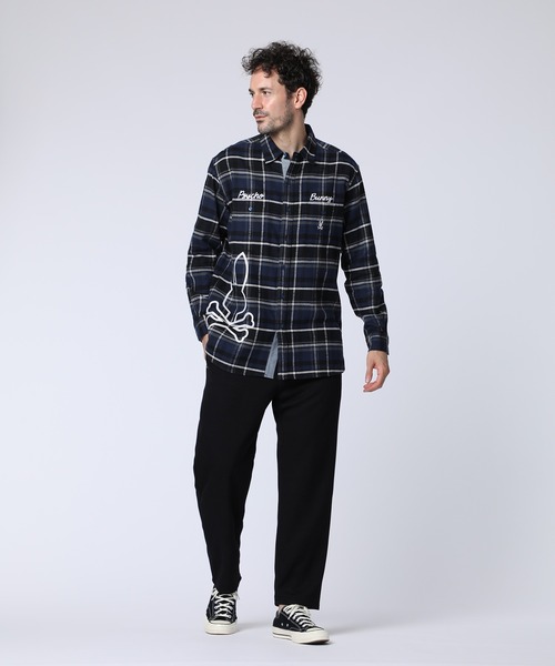 Psycho Bunny（サイコバニー） シャツ ヴィンテージチェーンステッチ