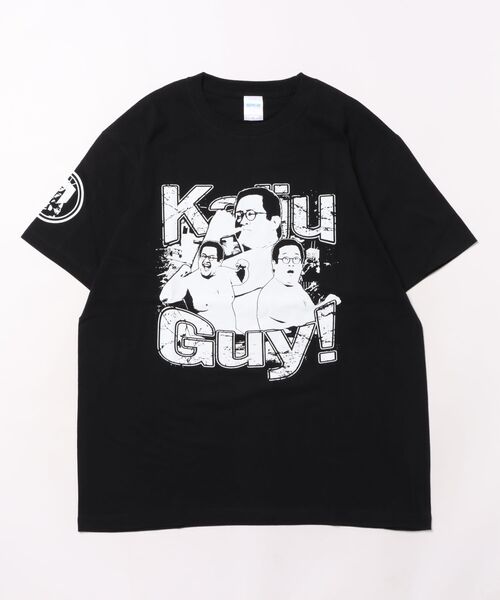 minius tシャツ 「映画「怪獣ヤロウ！」」 オリジナルTシャツ モノクロ