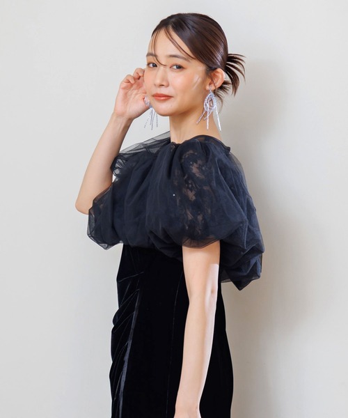 form forma（フォルムフォルマ） ドレス バルーンボレロ・ベロアドレス