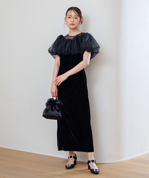 form forma（フォルムフォルマ） ドレス バルーンボレロ・ベロアドレス