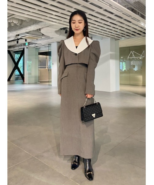 LILY BROWN（リリーブラウン） セットアップ 1 グレー レディース