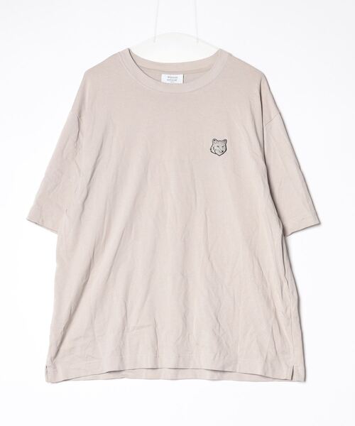 MAISON KITSUNE（メゾン キツネ） 半袖Tシャツ M サンドグレー メンズ