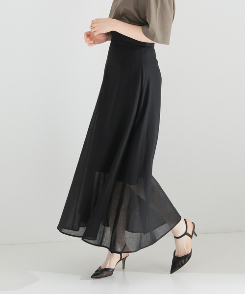 「VERMEIL par iena」 フレアスカート 40 ブラック レディース_画像4