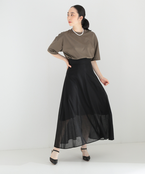 「VERMEIL par iena」 フレアスカート 40 ブラック レディース_画像5