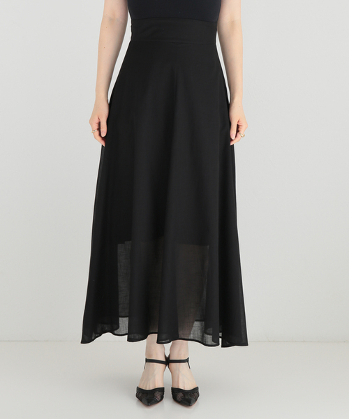 「VERMEIL par iena」 フレアスカート 40 ブラック レディース_画像8