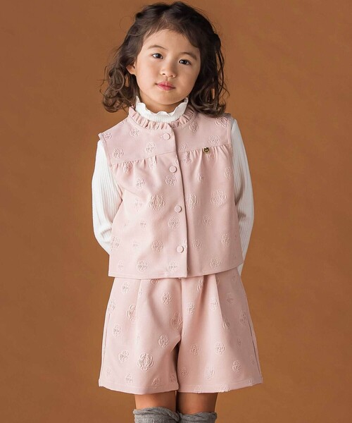 BeBe Petits Pois Vert（ベベ プチ ポワ ヴェール） セットアップ 