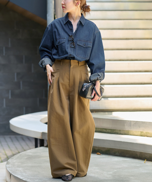 なつ‼️今期完売品‼️ジャーナルスタンダードレリューム　9oz デニムワーク JOURNAL STANDARD relume（ジャーナルスタンダード レリューム