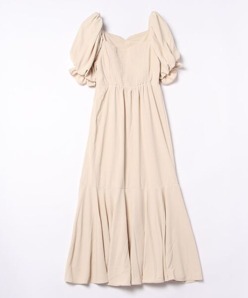 「muguet」 半袖ワンピース FREE ピンクベージュ レディース_画像2