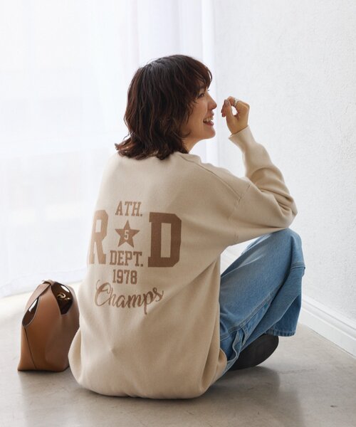 RIVE DROITE（リヴドロワ） ニット セーター 「バックロゴが目を惹く