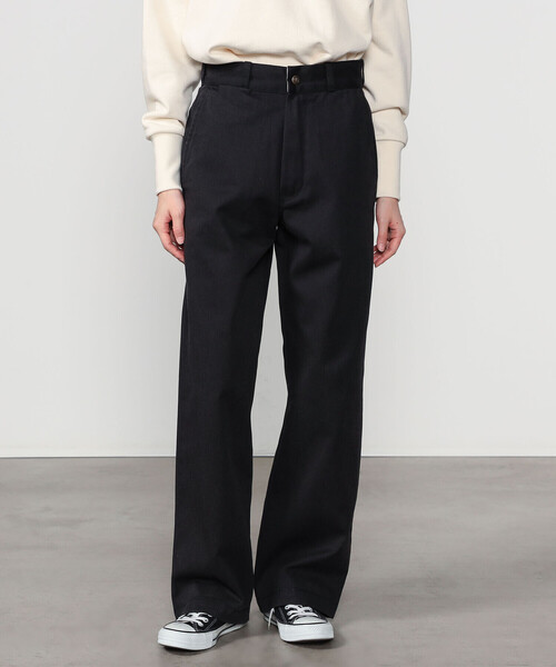 Bshop チノパン TUF-NUT | T/C TWILL WIDE WORK TROUSERS WOMEN