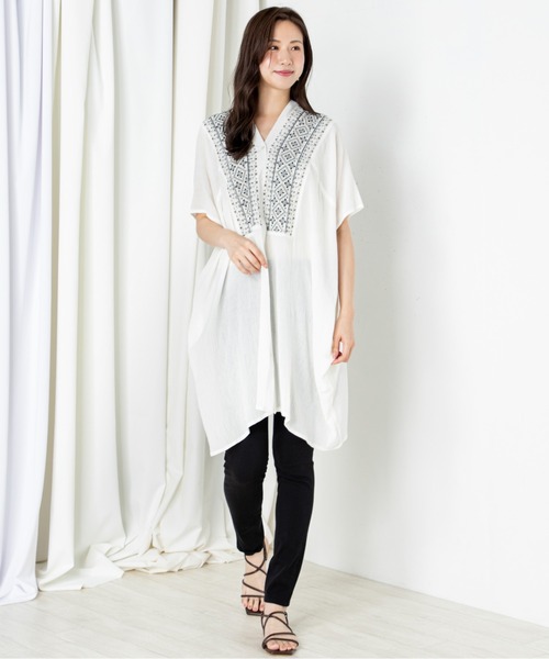 「MILLION CARATS」 半袖ワンピース FREE ブラック レディース_画像6