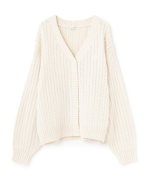 カーディガン  「GOODPRICE」ケーブルニットカーディガン キッズ 子供服 女の子 | LOVETOXIC | 10