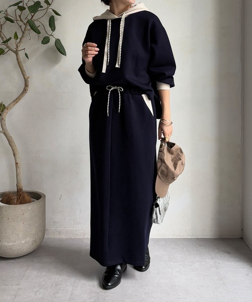 DouDou（ドゥドゥ） スカート 「WEB限定」バイカラーダンボール