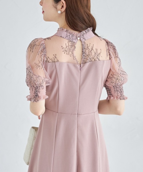 「tocco closet」 半袖ワンピース M ブラック レディース_画像6