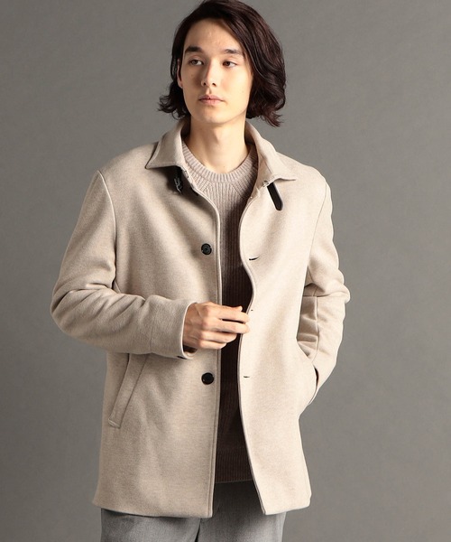 ムッシュニコルエクストラ（MONSIEUR NICOLE ex/tra）/【ex/tra】OLMETEX ワッシャーツイル ステンカラーコート MONSIEUR NICOLE（ムッシュニコル） ステンカラーコート コート ツ