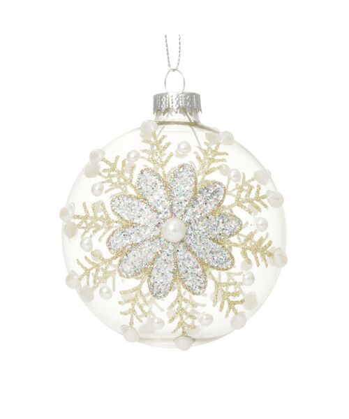 Francfranc（フランフラン） インテリア ガラスオーナメント スノー