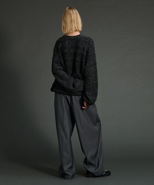 「WETTEMPT」 長袖ニット MEDIUM ブルー メンズ_画像5