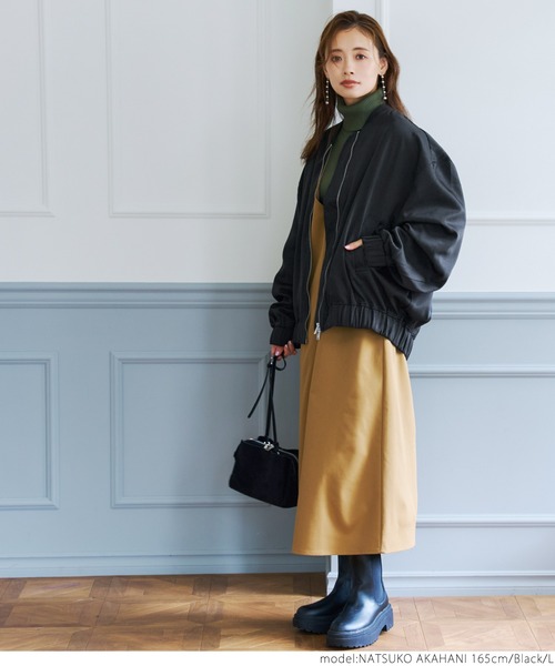 「coca(coca)」 ブルゾン L ブラック レディース_画像4