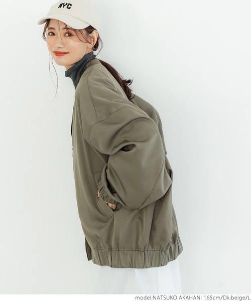 「coca(coca)」 ブルゾン L ブラック レディース_画像8