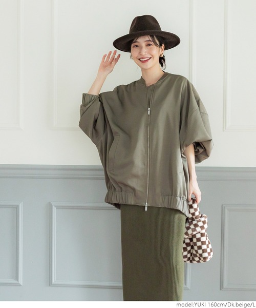 「coca(coca)」 ブルゾン L ブラック レディース_画像9