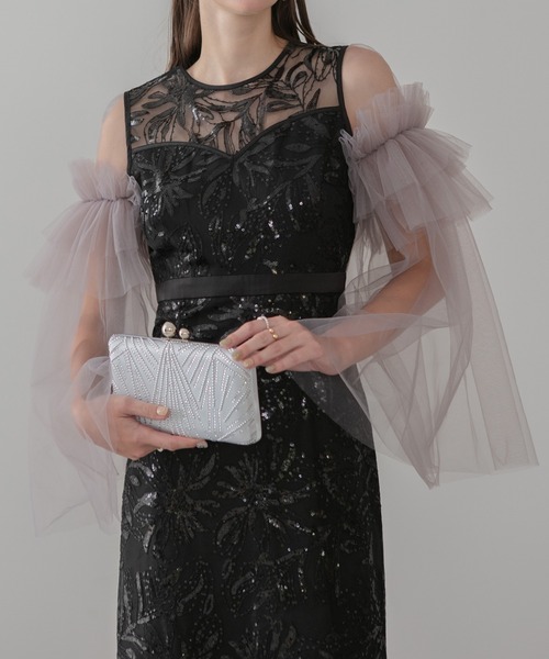 Leja（レジャ） ドレス 「LEJA」フラワーチュールフリルスリーブI