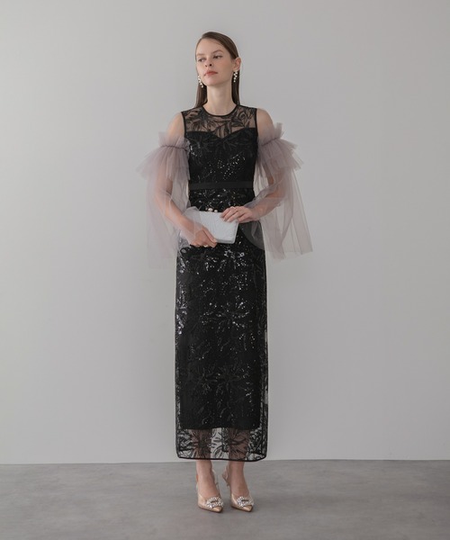 Leja（レジャ） ドレス 「LEJA」フラワーチュールフリルスリーブI