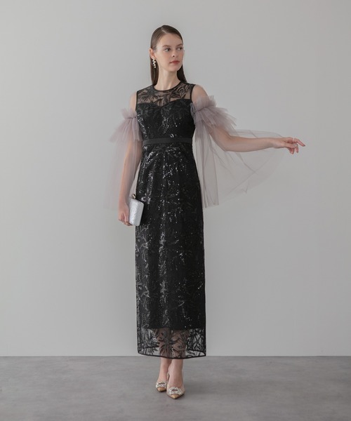 Leja（レジャ） ドレス 「LEJA」フラワーチュールフリルスリーブI