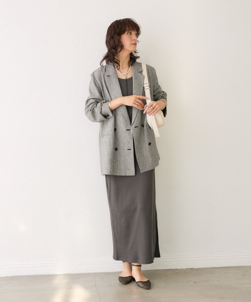 「RIVE DROITE」 ノースリーブワンピース 36 ブラック レディース_画像9