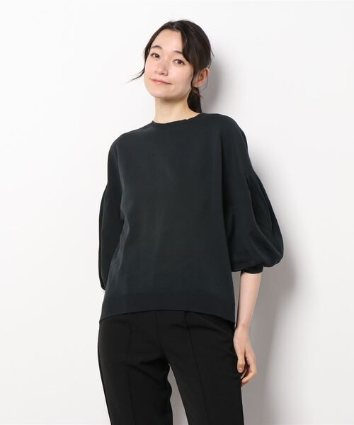 IENA（イエナ） 7分袖ニット FREE グレー レディース : ZOZOTOWN Yahoo