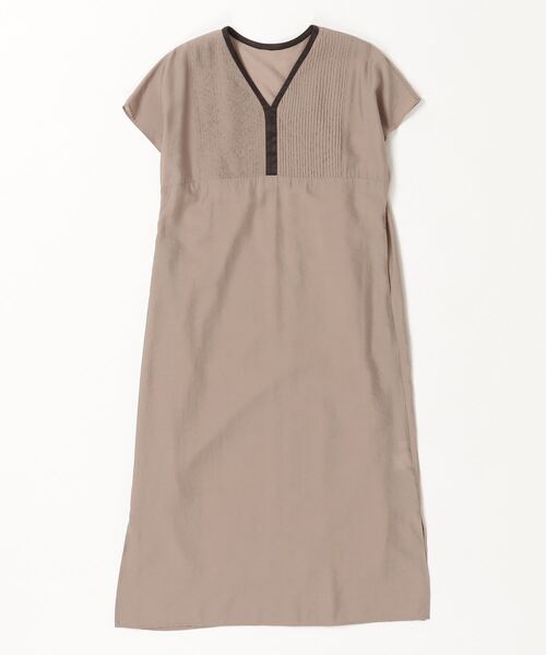 「SHIPS any」 ノースリーブワンピース ONE SIZE ブラウン レディース_画像2